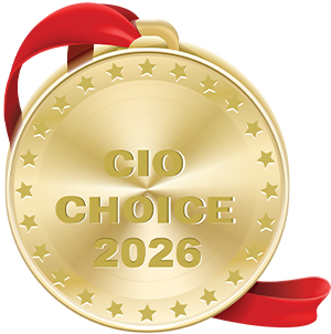 Gold medal with red ribbon, labeled 'CIO Choice 2026